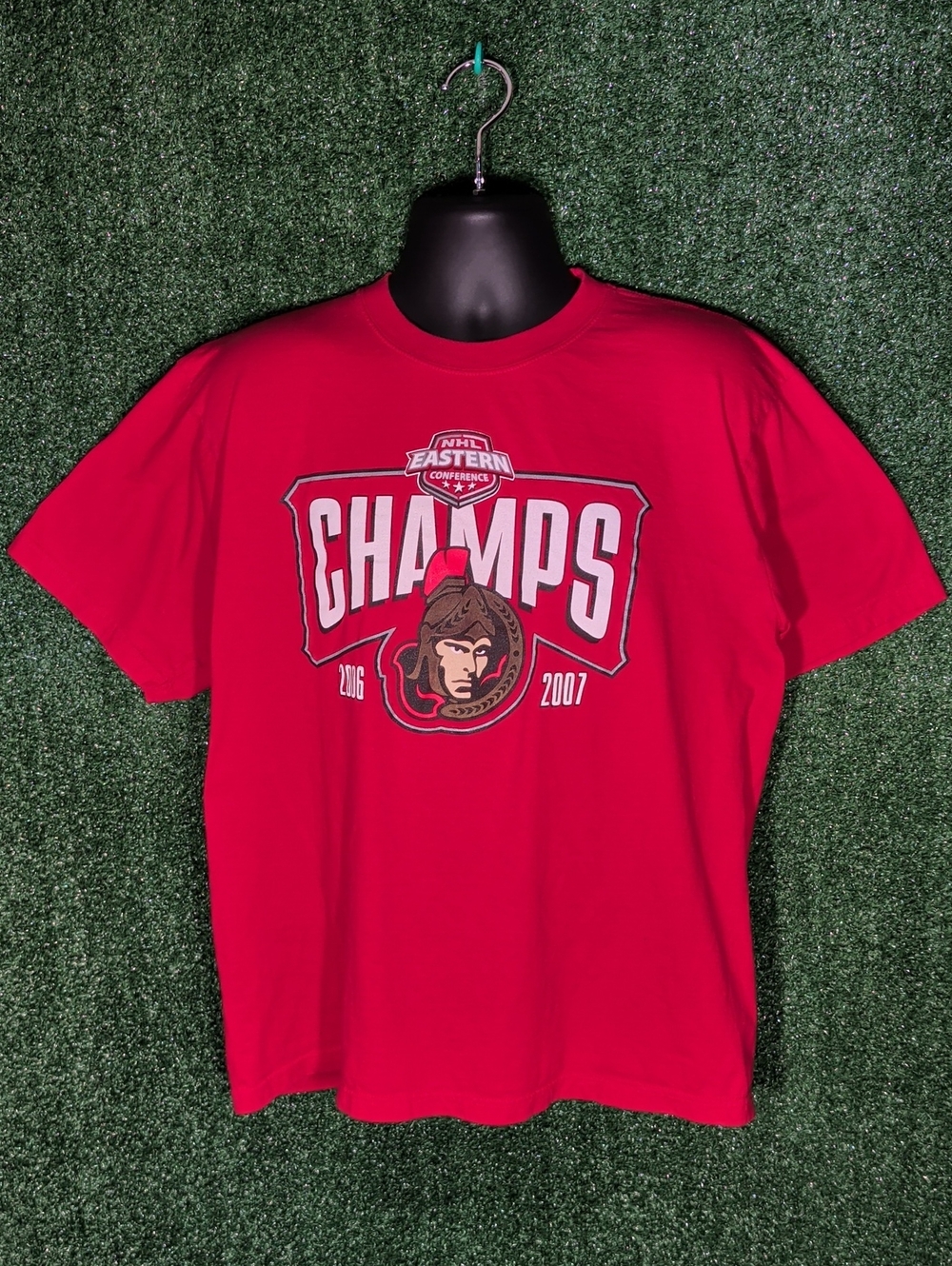Ottawa Senators 2006-2007 Eastern Conference Champs T-shirt Size L